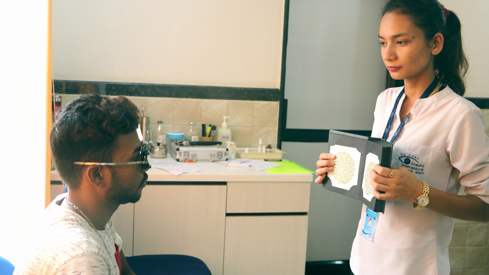 Colour Vision Testing Mechi Netralaya Eye Hospital