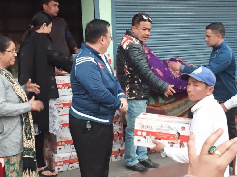 Helping Hands to Fire Victim