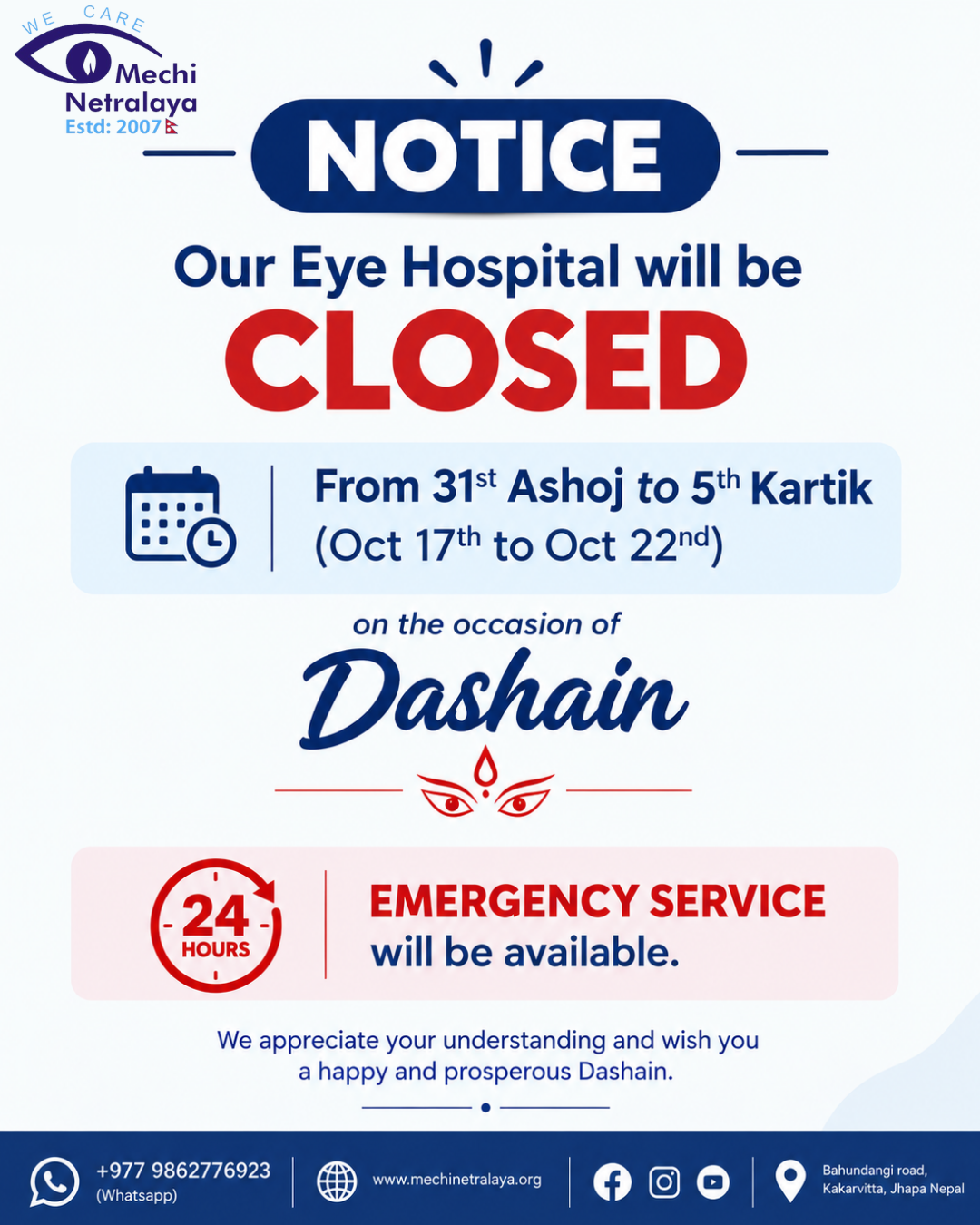 Closed-Notice